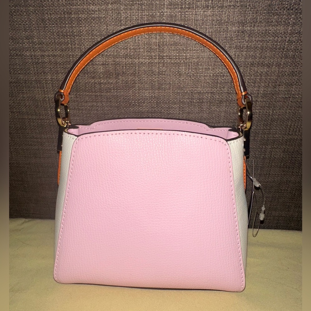 NWT! 🌸 Kate Spade Pink and White Satchel - Picture 4 of 9